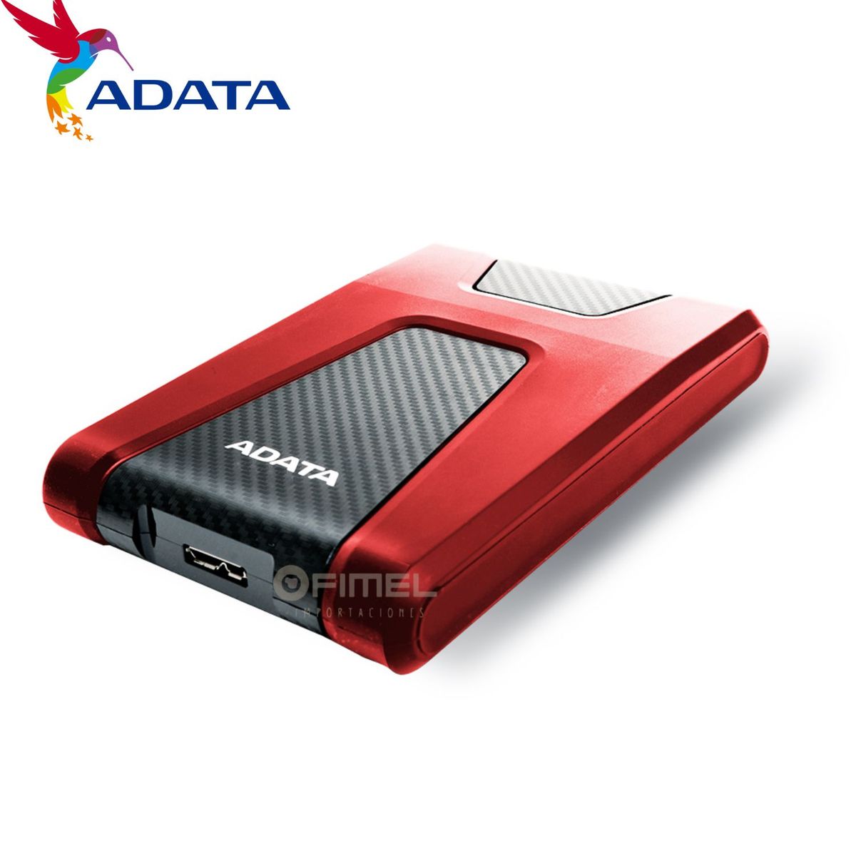 ADATA - Disco Duro Portátil ADATA HD650 2TB Rojo