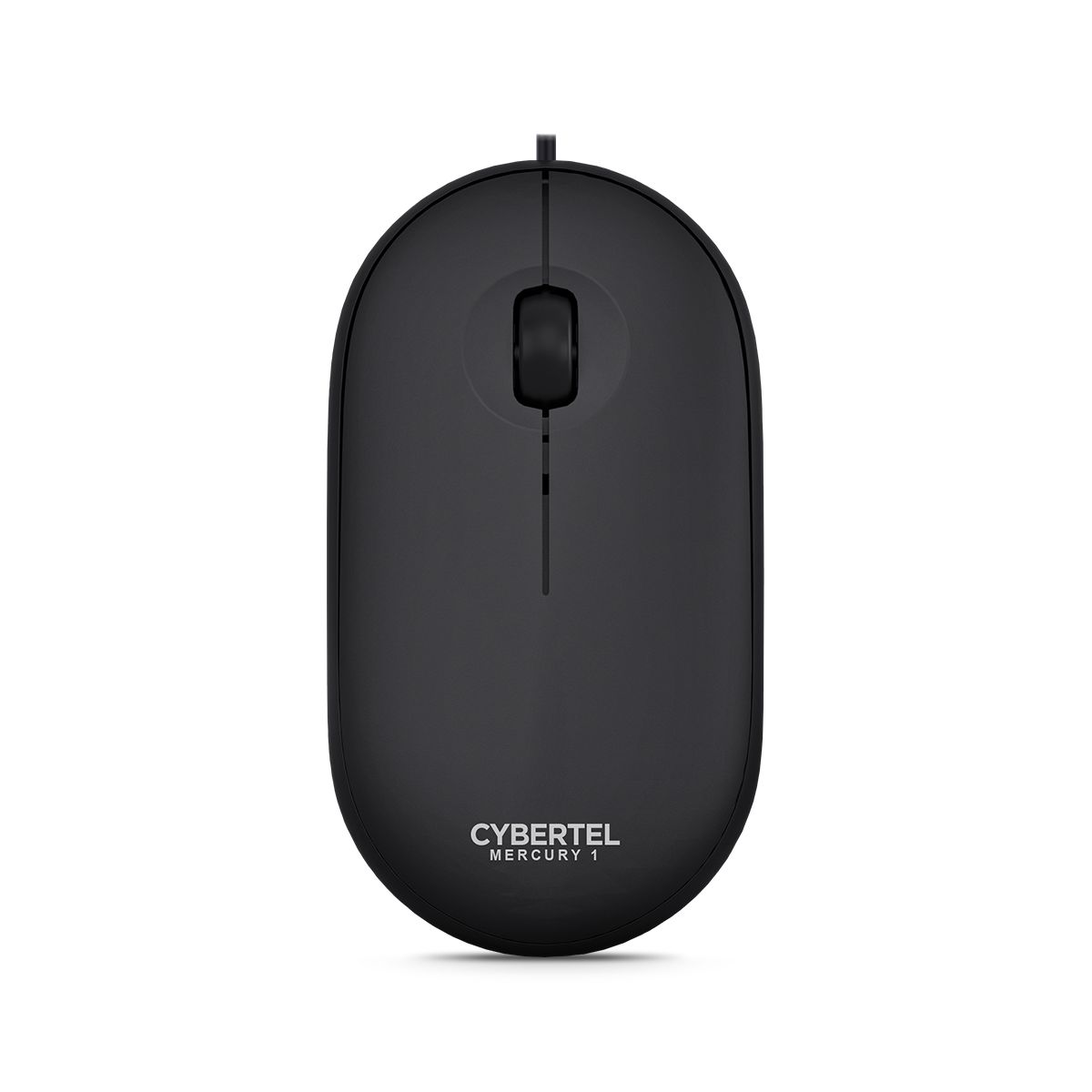 CYBERTEL - Mouse Oficina Alámbrico 1000DPI Negro Cybertel Mercury 1 CYB M200K