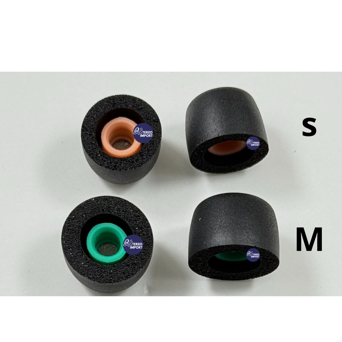 GENERICO - Almohadillas para audifono Sony Wf-1000x m5  Negro espuma 2  pares S - M