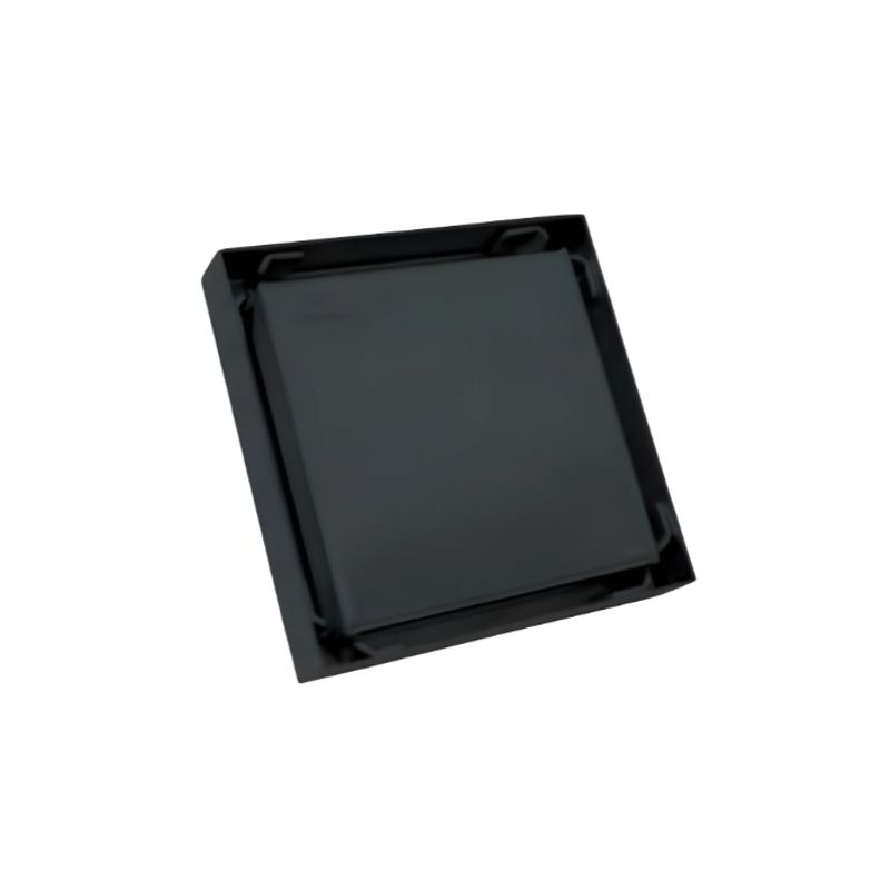 FRATELLI - SUMIDERO REVERSIBLE 10x10 CM DE ACERO 304 NEGRO