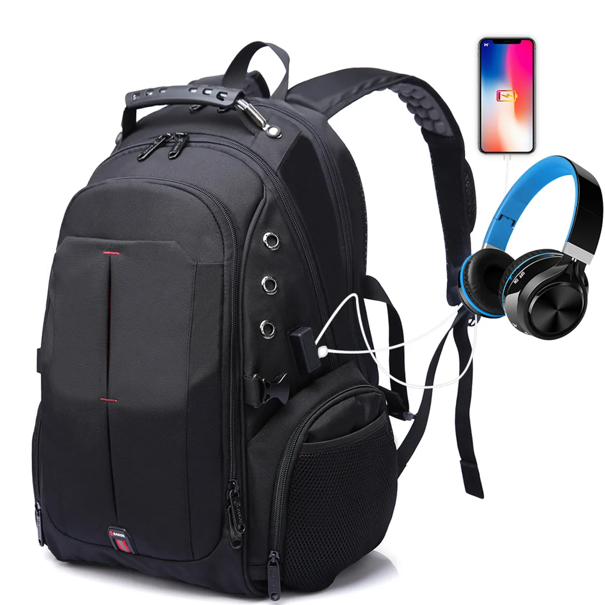 BANGE - Mochila Antirrobo The Smartpack 38L con Puerto USB y Salida de Audio