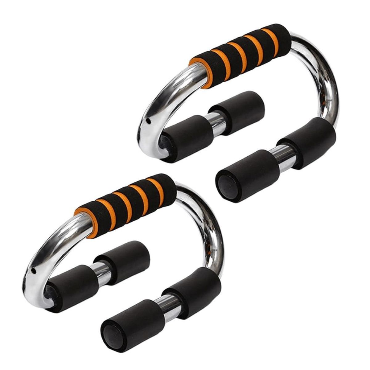 SPORT FITNESS - Barras Push Up Bar Aleación de aluminio -  Anaranjado