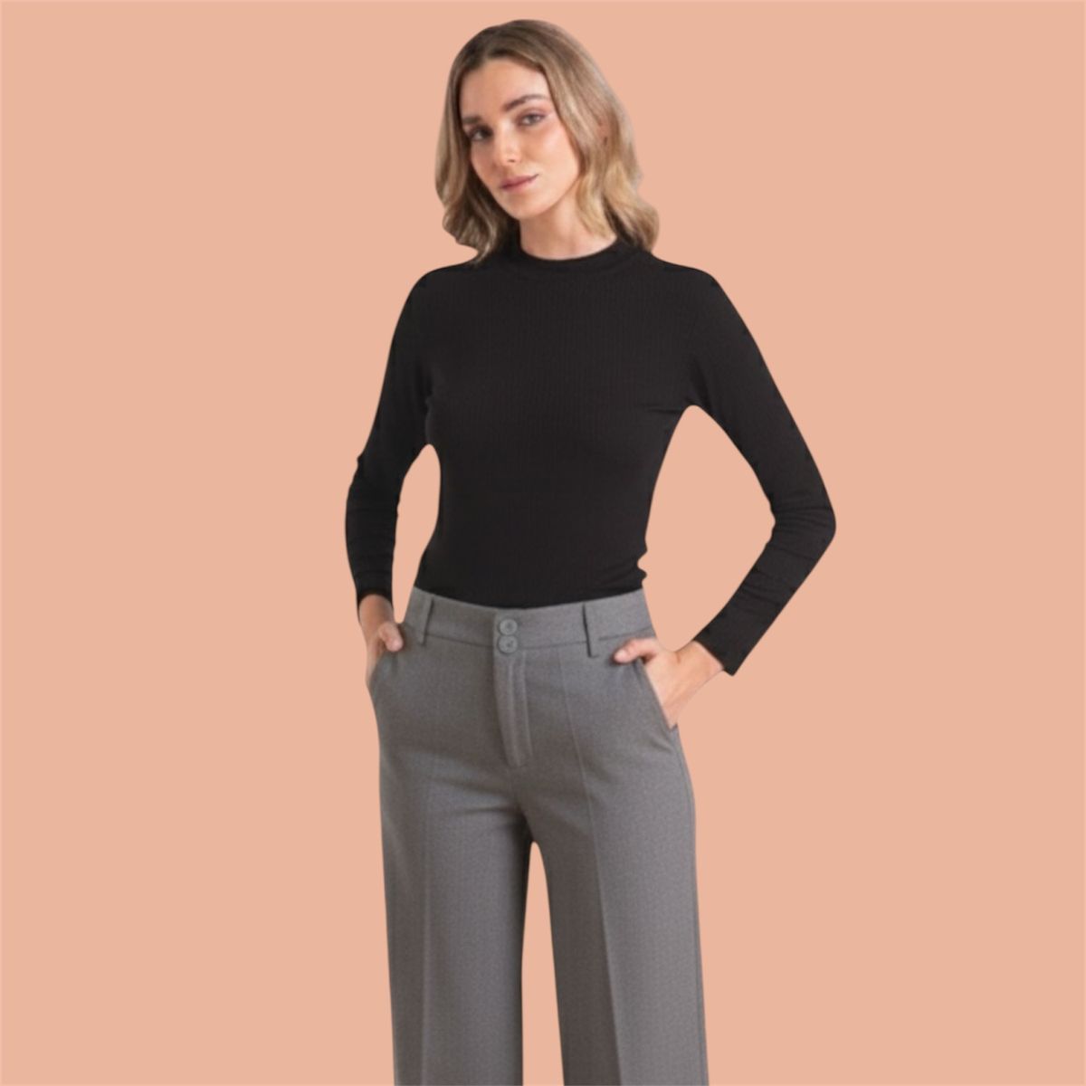 MELANGELS - Pantalón Alba Palazzo