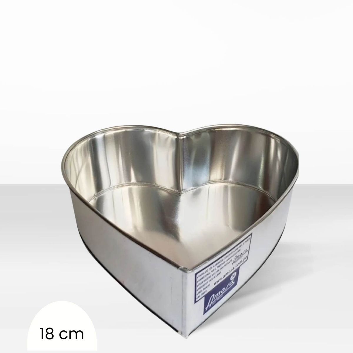 AMOSA - Molde en forma de Corazón 18 cm Amosa