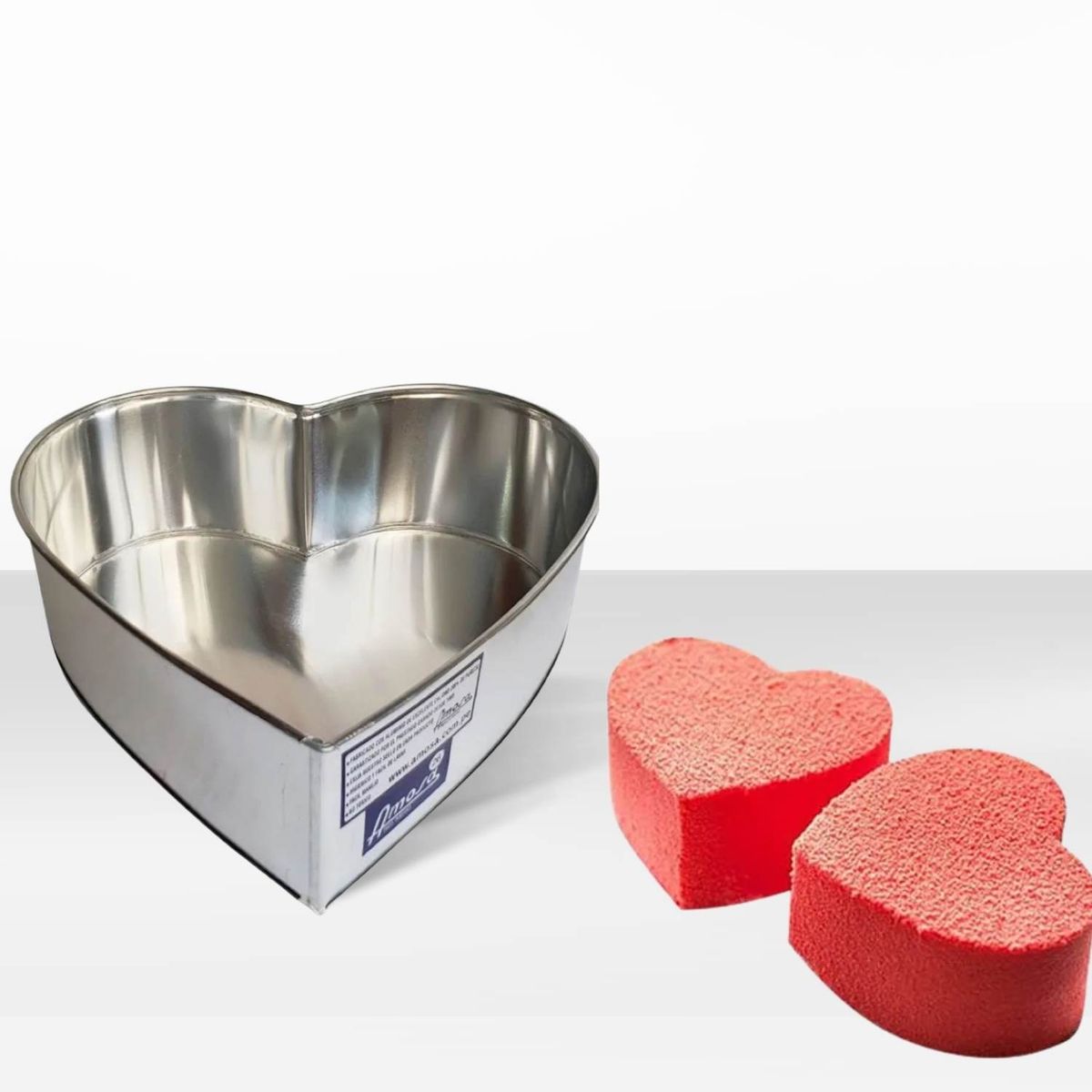 AMOSA - Molde en forma de Corazón 18 cm Amosa
