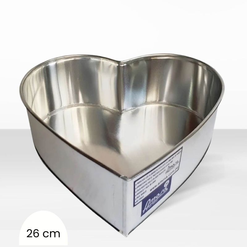 AMOSA - Molde en forma de Corazón 26 cm Amosa