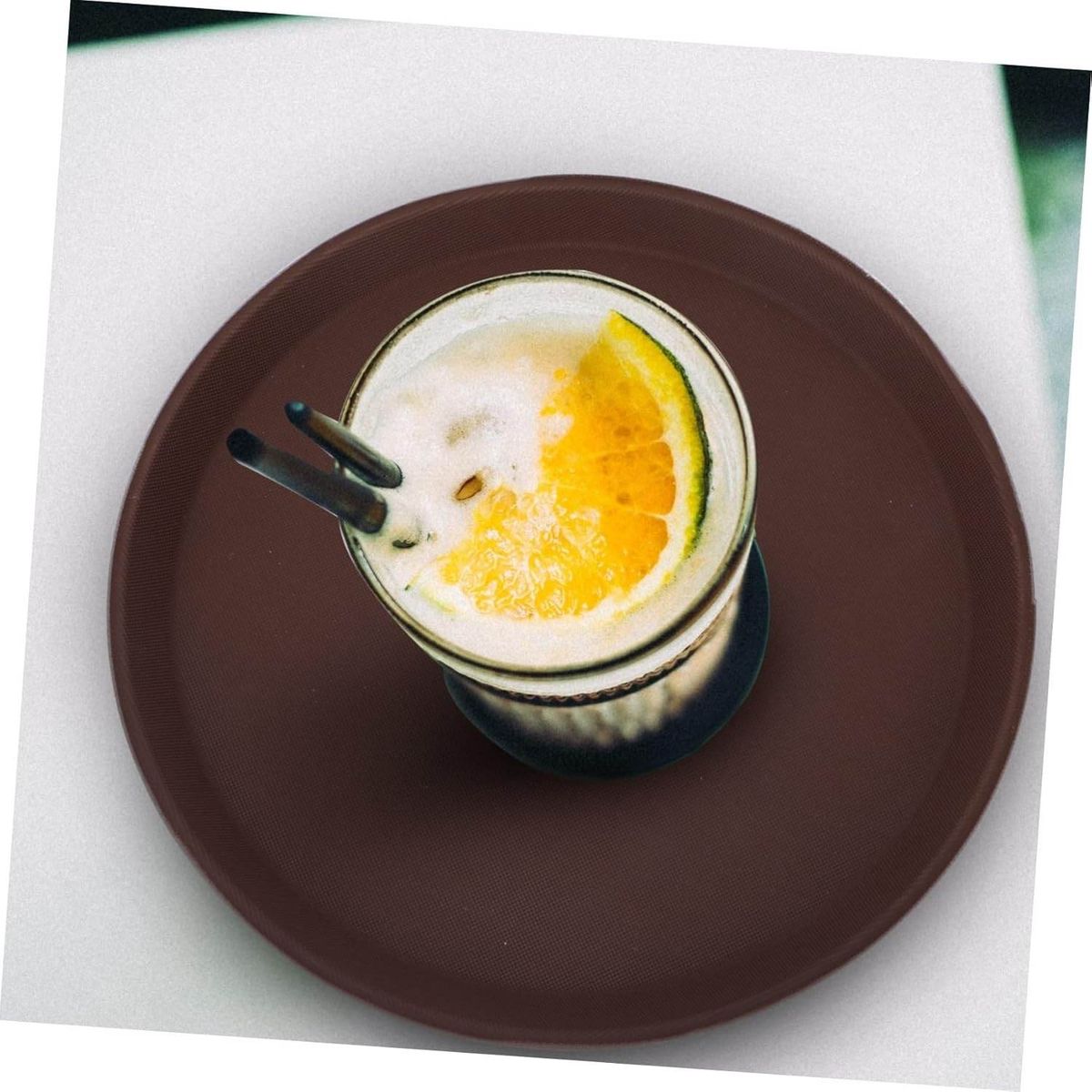 ICHIMATSU - Azafate Antideslizante Redondo 28 cm Marron