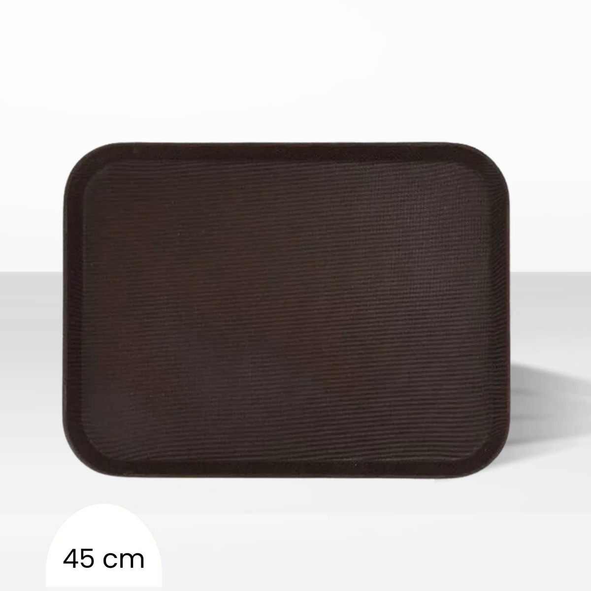 ICHIMATSU - Azafate Antideslizante Cuadrado 45 cm Marron