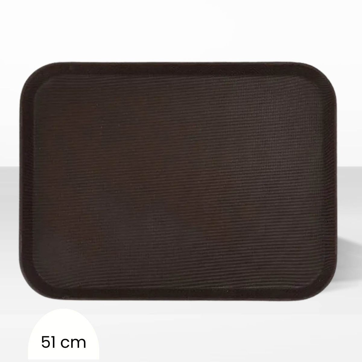 ICHIMATSU - Azafate Antideslizante Cuadrado 51 cm Marron