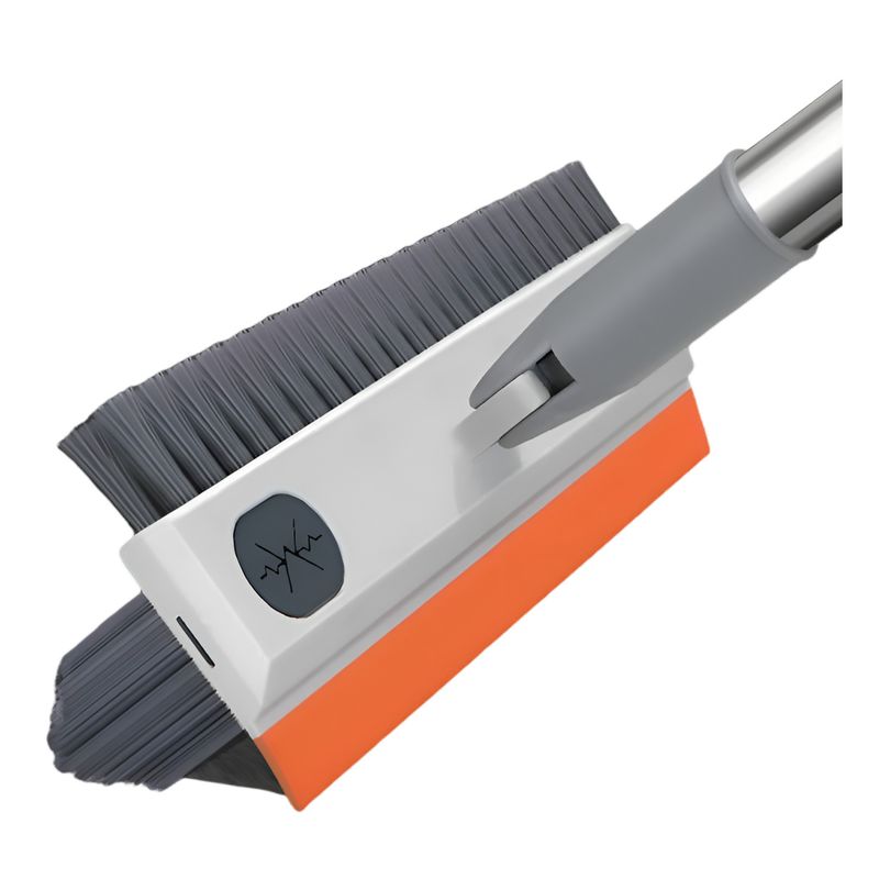 GENERICO - Pack2 Escoba Cepillo y Silicona para Limpieza en Blanco