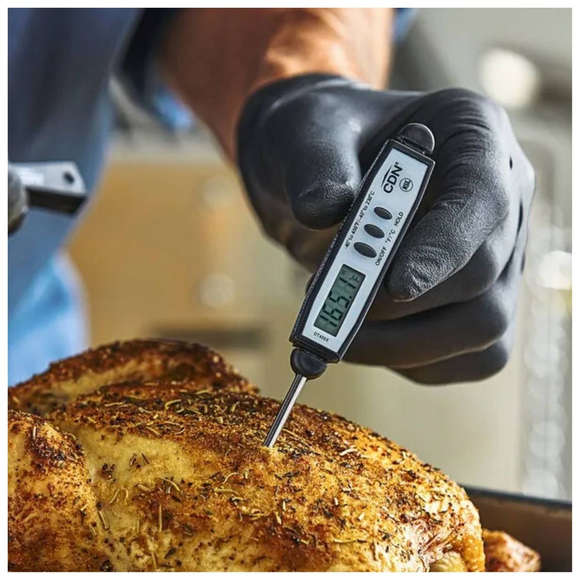 GENERICO - Termometro Digital Punta Fina DT450 CDN Negro