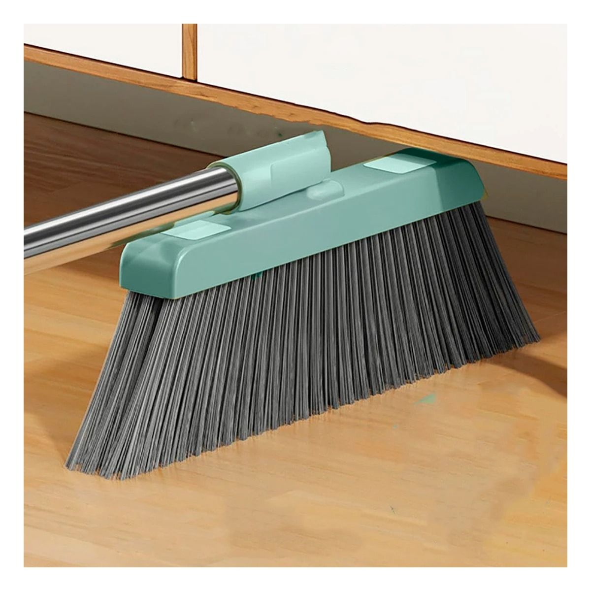 GENERICO - Pack2 Escoba para la Limpieza en Verde Y+Regalo Stickers