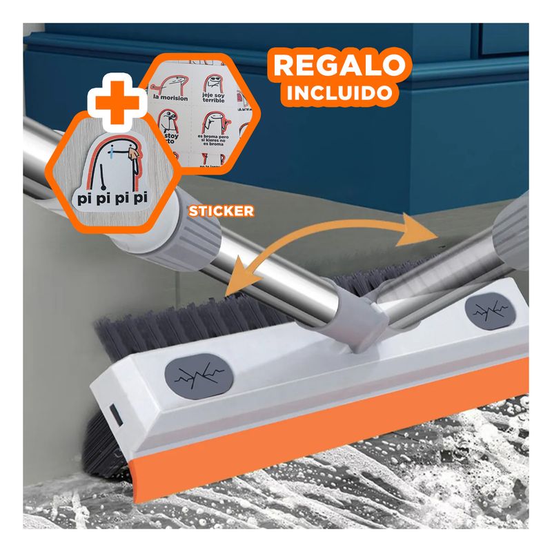 RYBIU IMPORT - Pack12 Herramienta para Barrido Blanco Y+Regalo Stickers