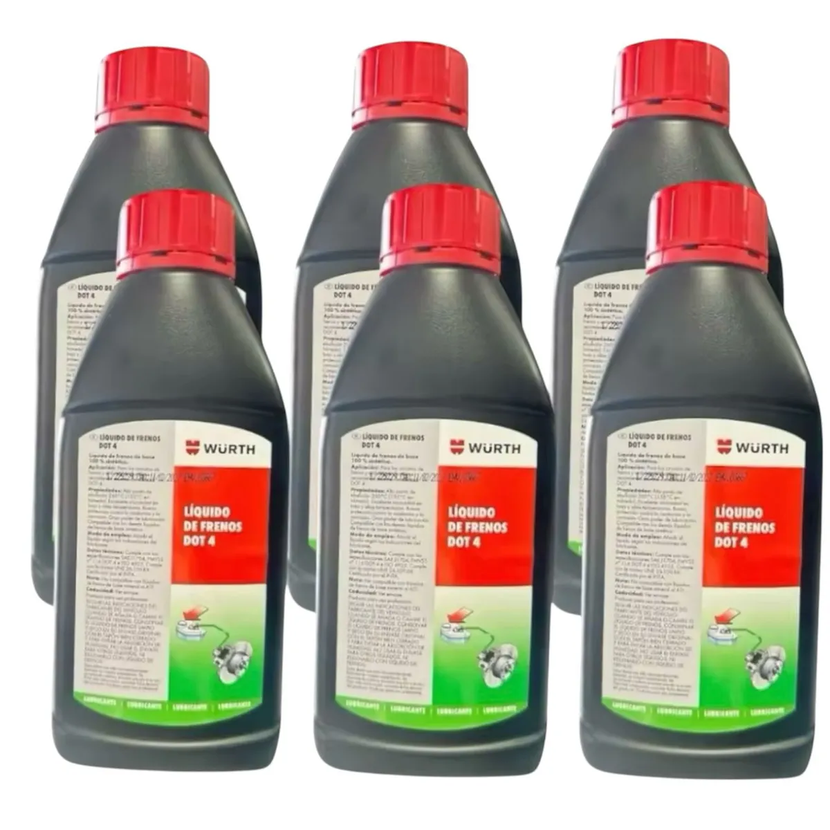 WURTH - WURTH LIQUIDO DE FRENOS - FRENADO SEGURO Y CONFIABLE