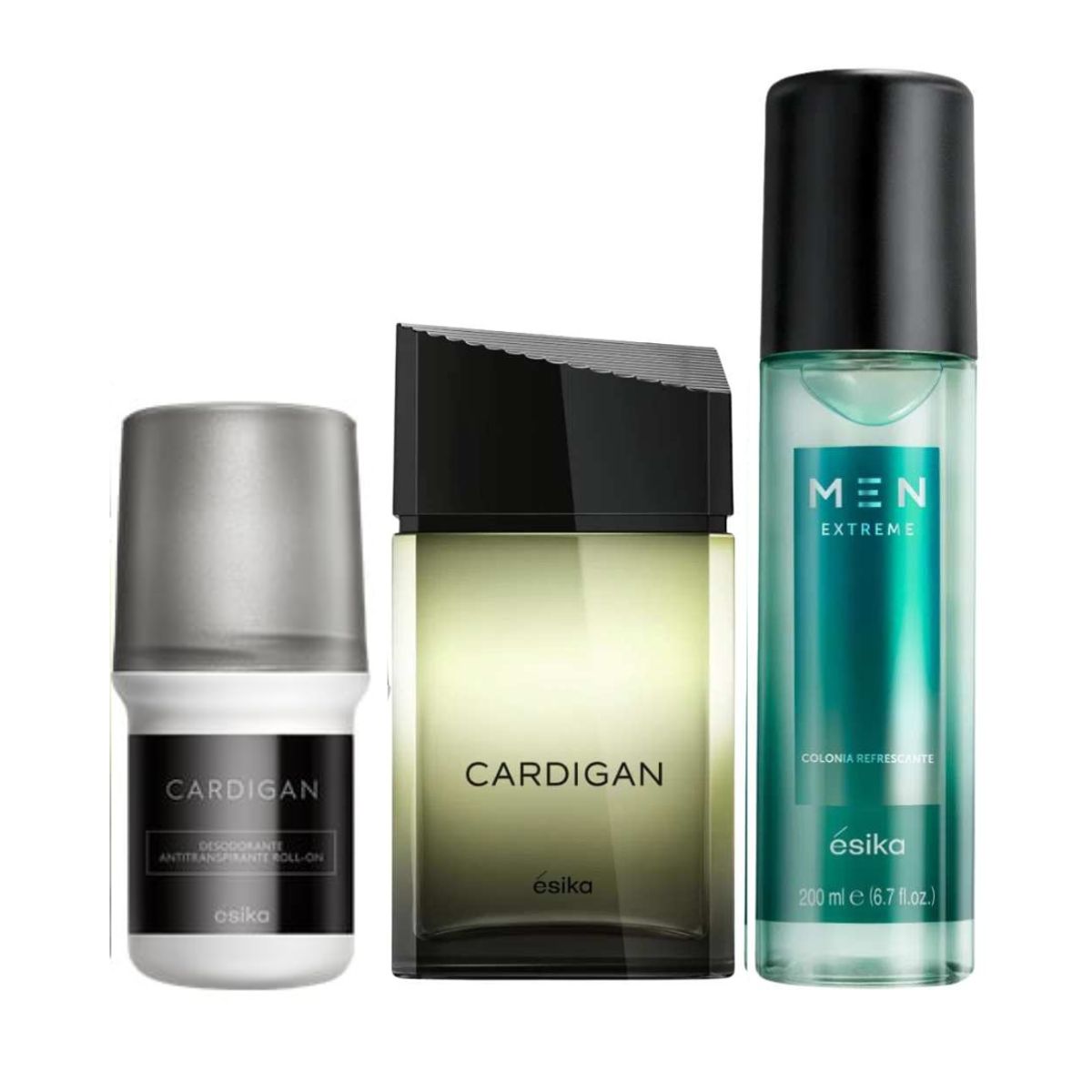 ESIKA - Perfume cardigan + deo rol on + men extreme ésika