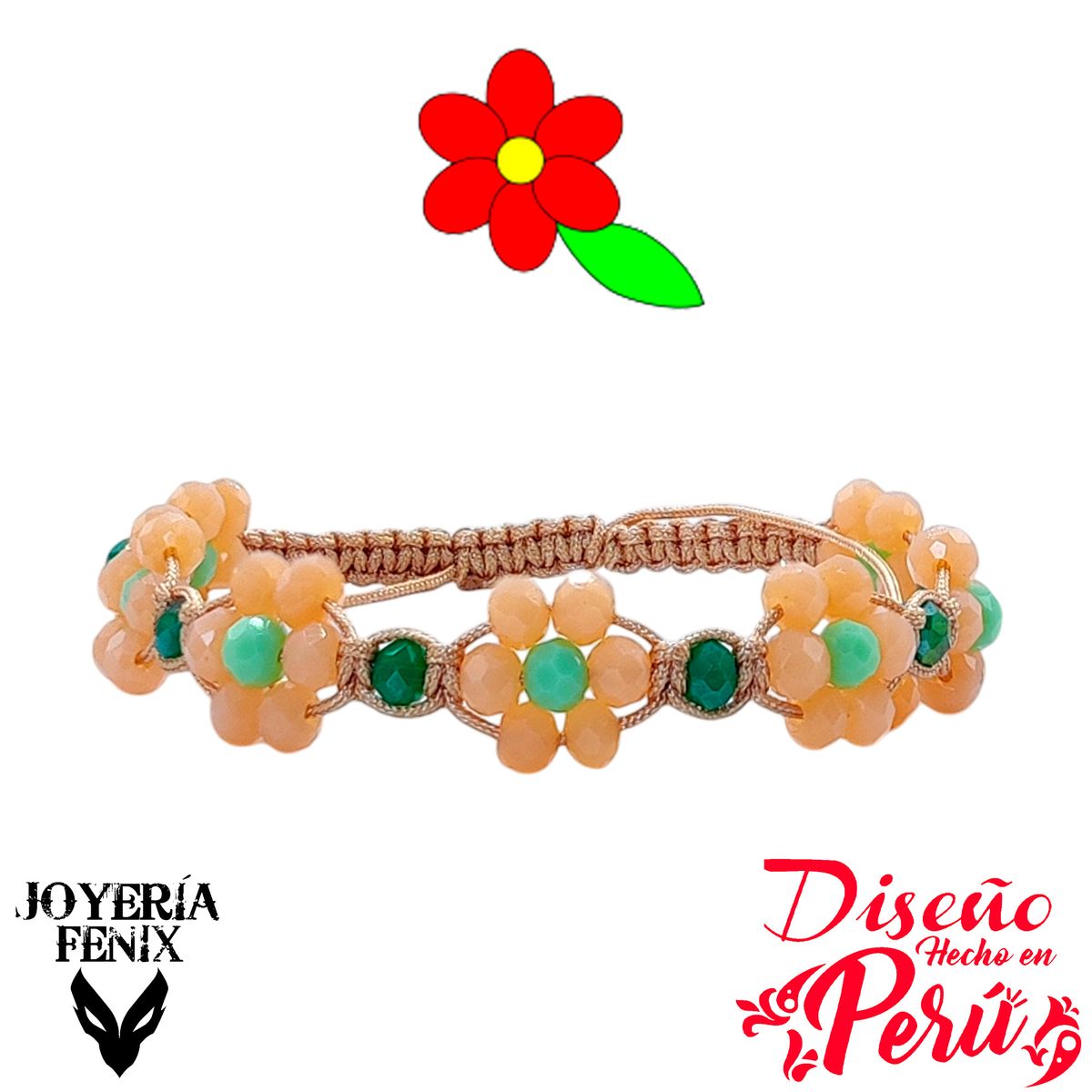 JOYERIA FENIX - Pulsera Flor Eterna - Joyería Fénix
