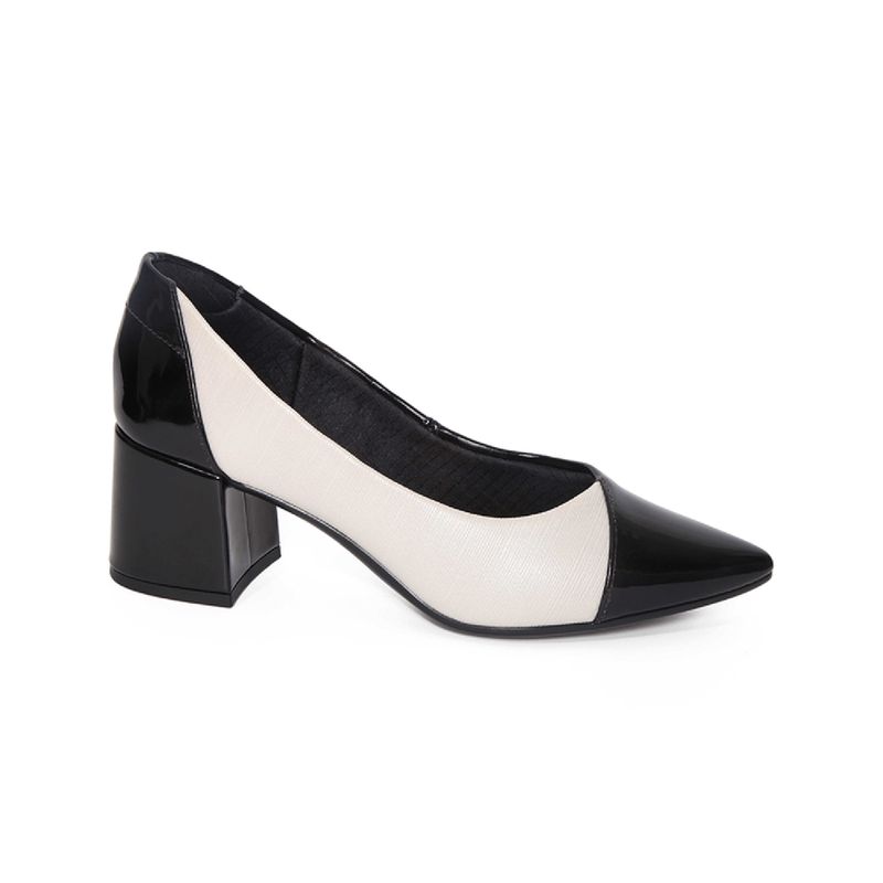 MIKAELA - ZAPATO MUJER MIKAELA VESTIR PRETO OFF WHITE 1534-038-242 87637