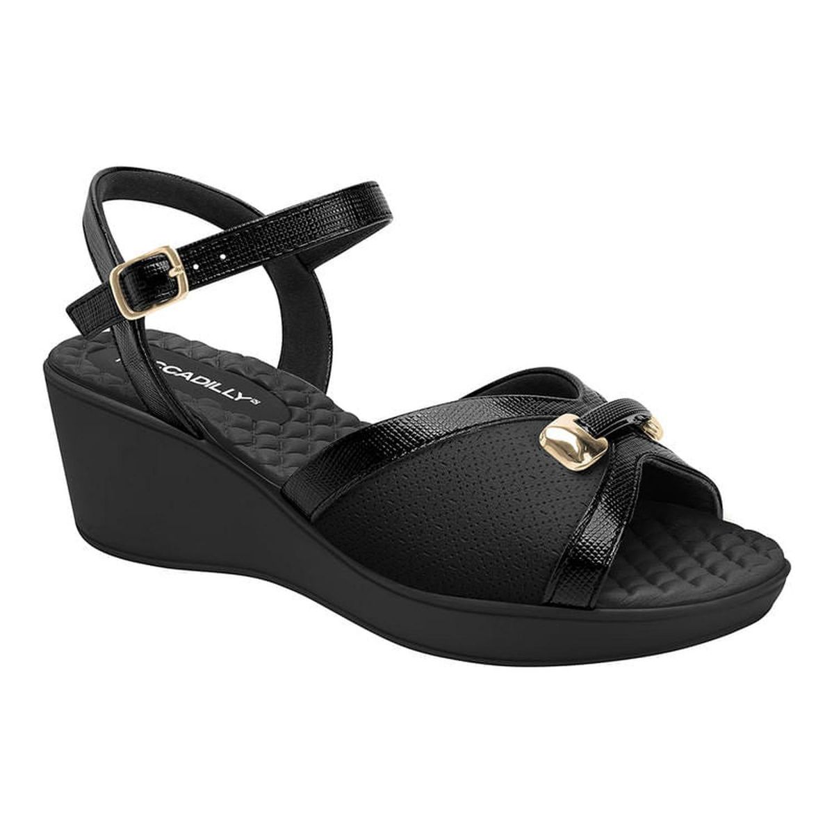 PICCADILLY - SANDALIA MUJER PICCADILLY CASUAL PRETO 54038300000005