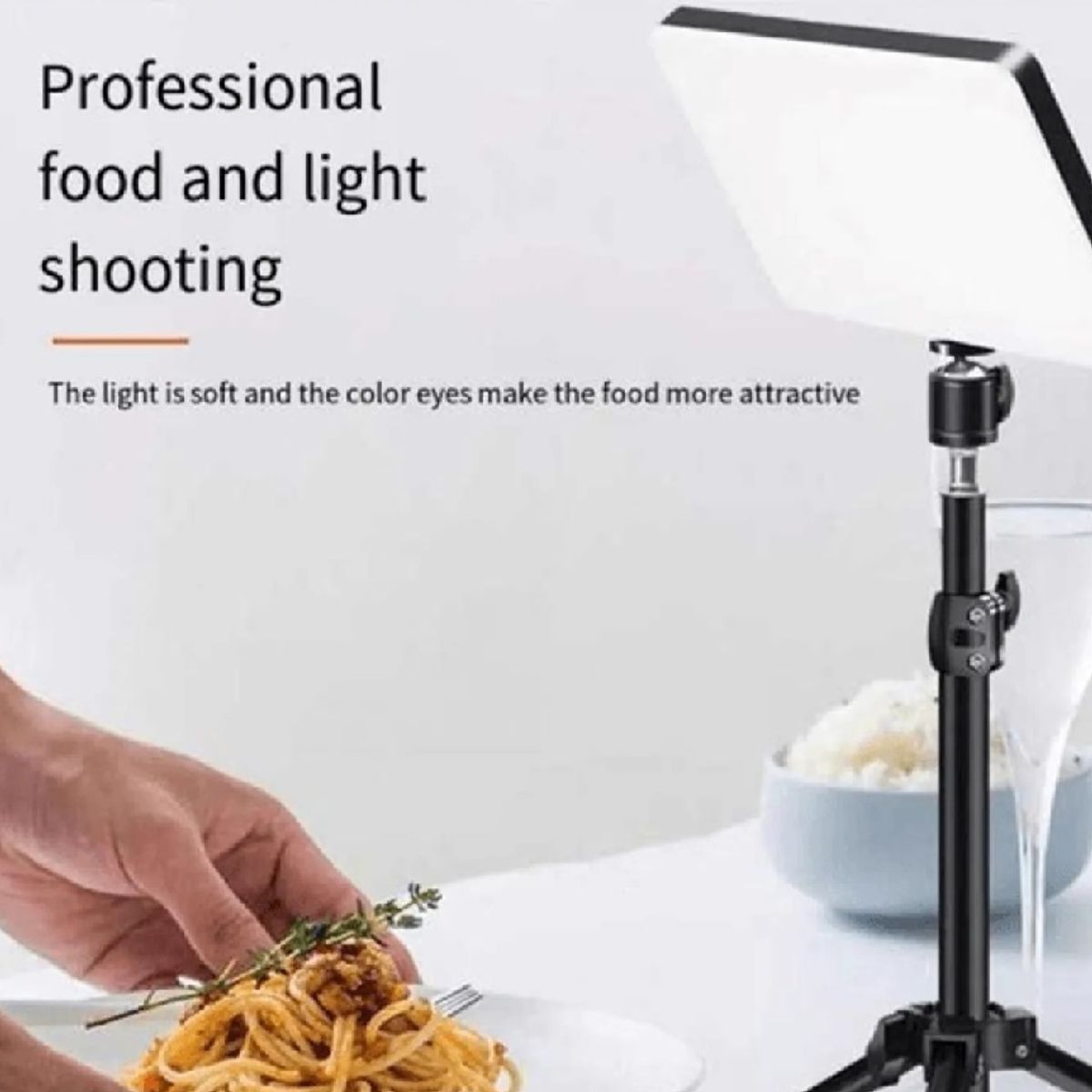 GENERICO - Kit Panel de Iluminación LED RL-11 para Fotografia + Trípode