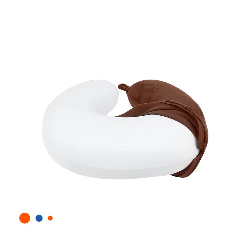 GENERICO - Pack4 Soporte Suave para Cuello en Marron Y+Regalo Stickers