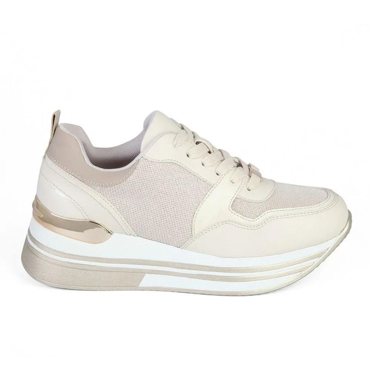 STHEF - ZAPATILLA MUJER STHEF TRENDY BEIGE 7924