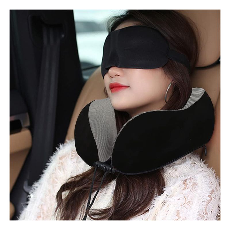 GENERICO - Pack12 Cojin Aliviador de Dolor de Cuello en Color Negro