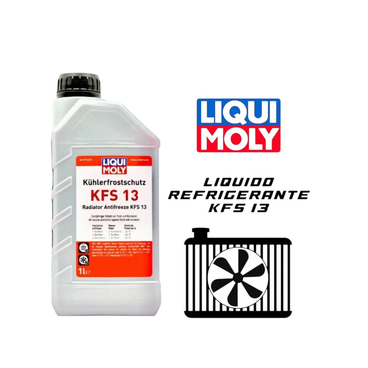 LIQUI MOLY - LIQUI MOLY KFS13 - ANTICONGELANTE PARA RADIADOR G13