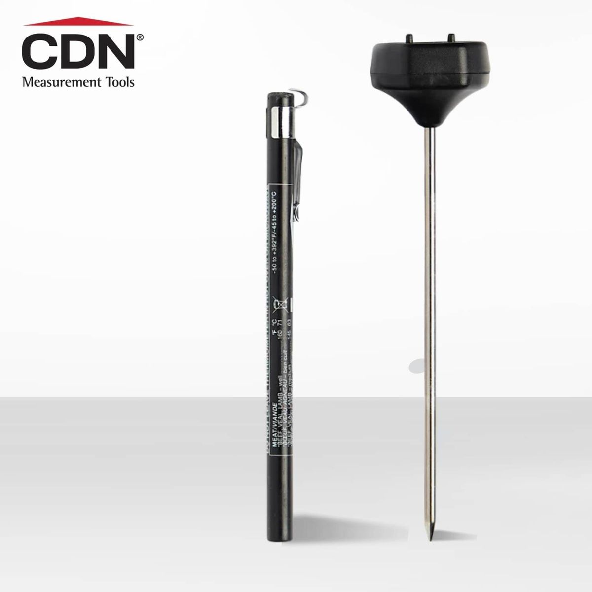 GENERICO - Termometro Digital Punta Fina DT392 CDN Negro