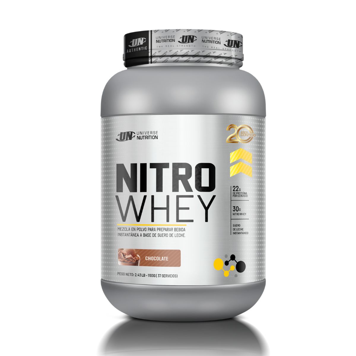UNIVERSE NUTRITION - Nitro whey 1.1 KG Chocolate + Creatina Universe nutrition 250 g