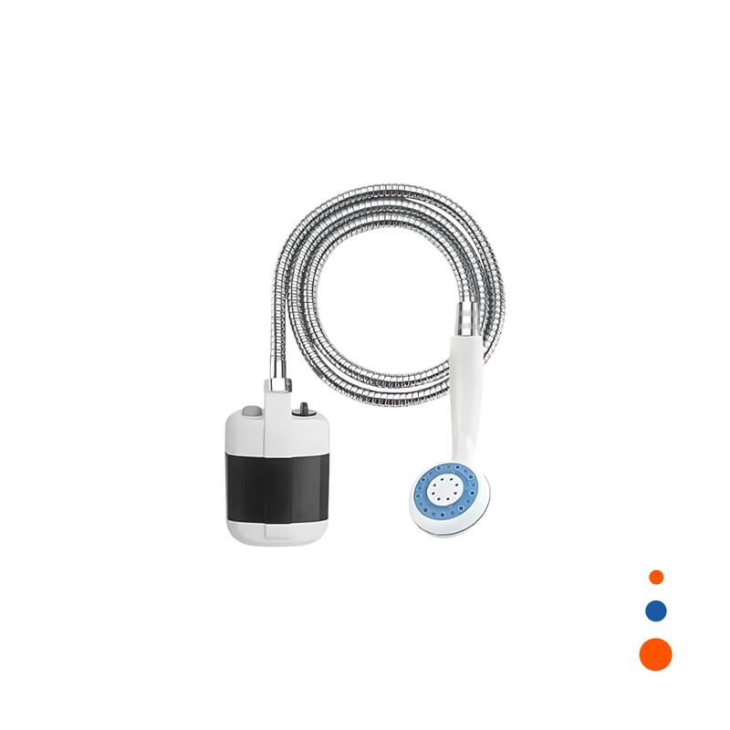 GENERICO - Ducha con Cargador USB en Blanco Y+Regalo Stickers