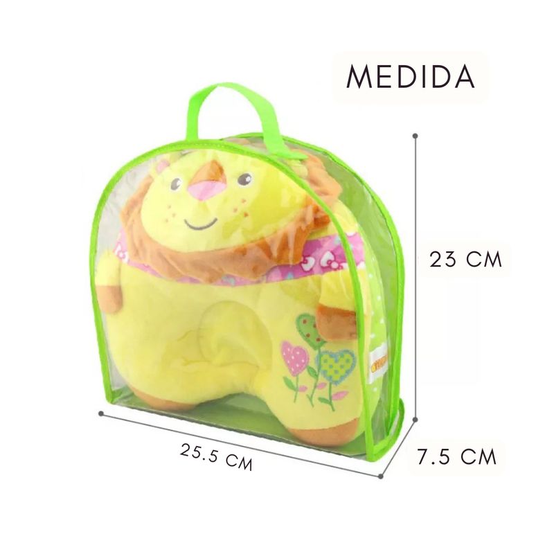 GENERICO - Almohada con centro cóncavo para bebé - Modelo Chanchita