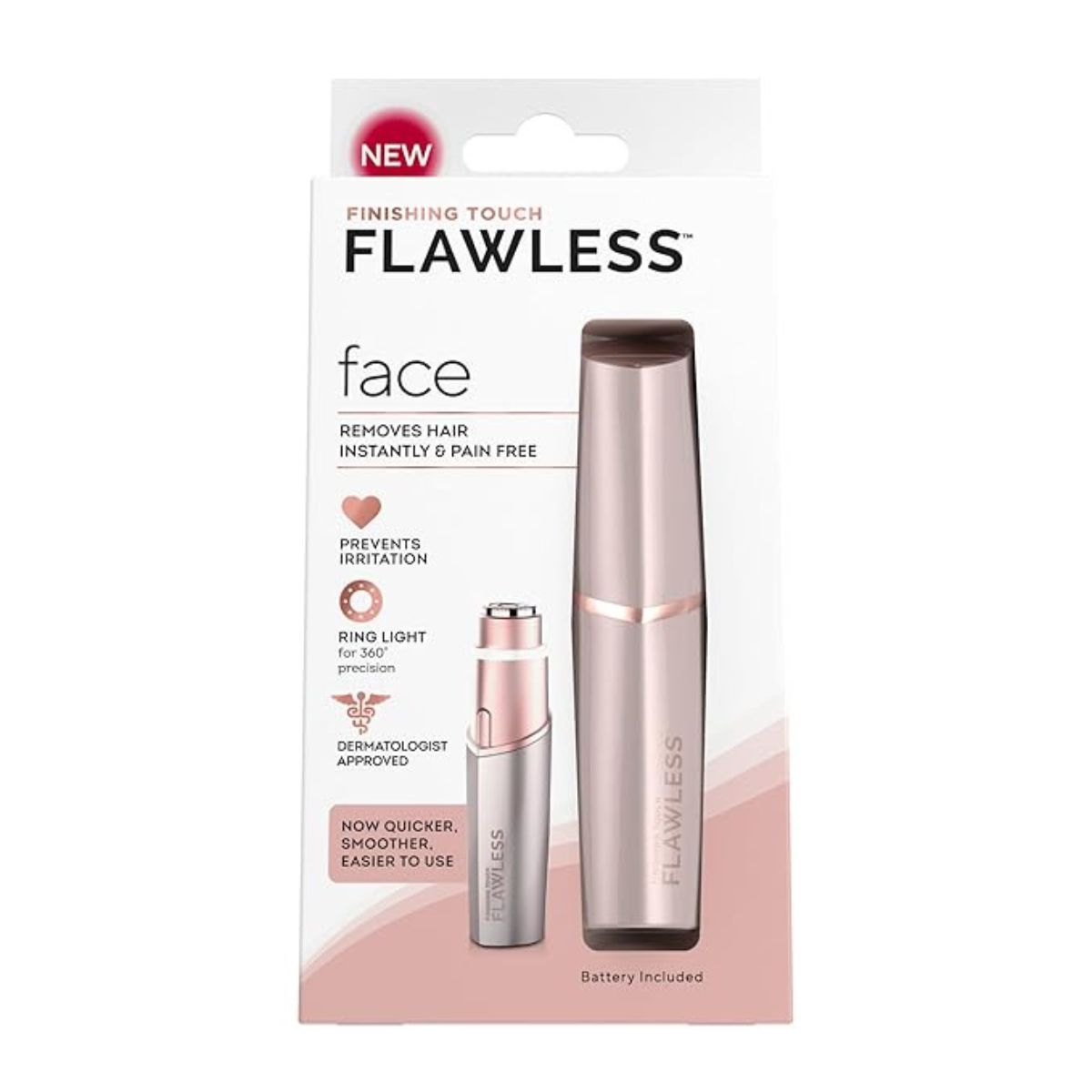 GENERICO - Removedor de vello facial para mujeres FLAWLESS