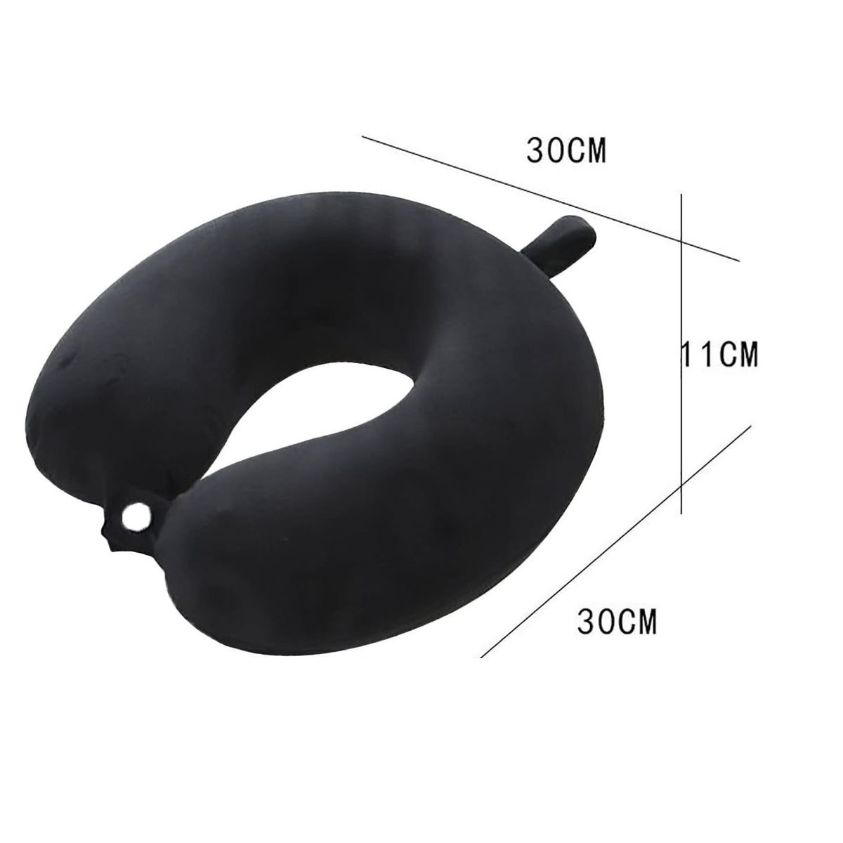 GENERICO - COLLARIN VIAJERO ALMOHADA NEGRO