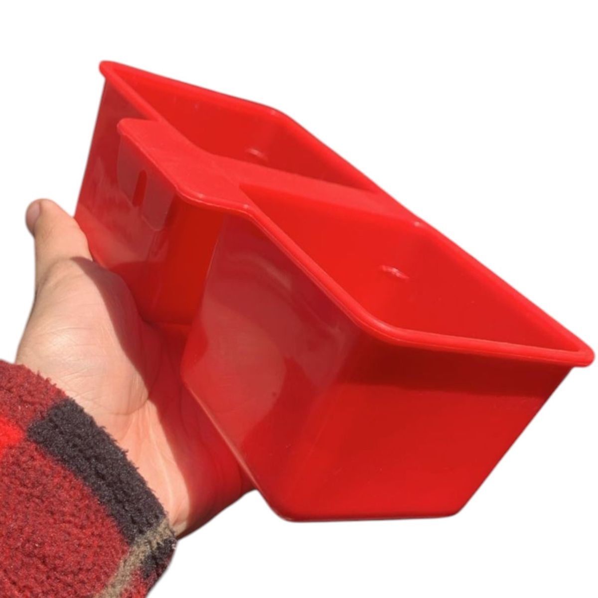 GENERICO - PACK X6 COMEDERO DOBLE PARA AVE GALLO PIQUERO