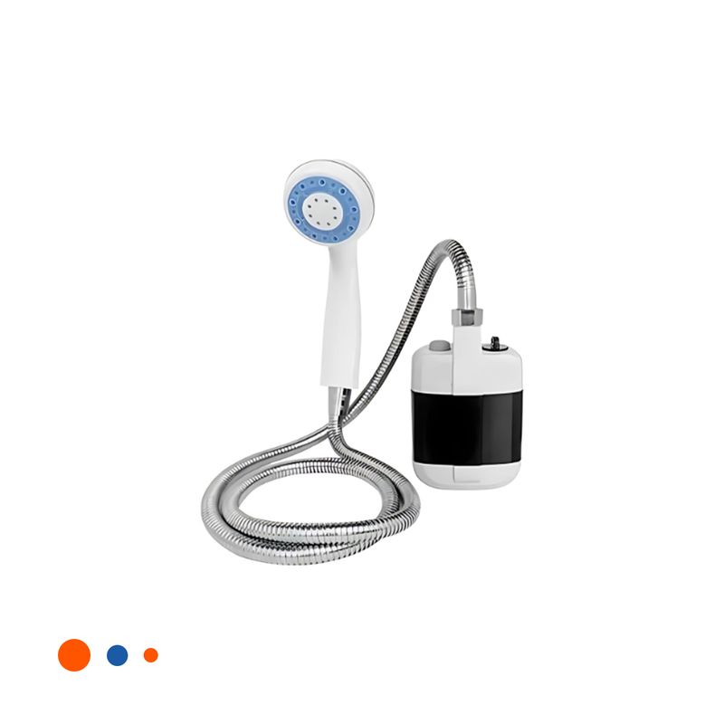 RYBIU IMPORT - Pack2 Regadera Movible con Manguera 15m para Baño en Blanco