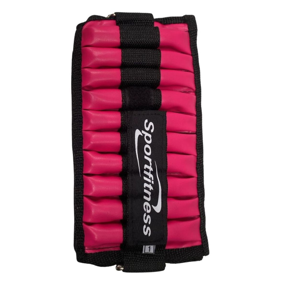 SPORT FITNESS - Tobillera  muñequera   peso metal fucsia  - 1kg