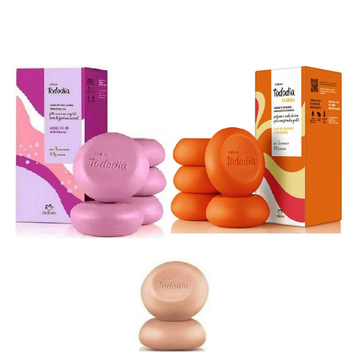 NATURA - 10 jabones tododia 90g y regalo 2 jabones