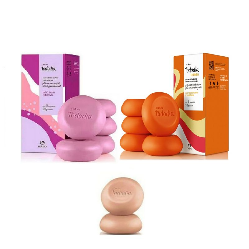 NATURA - 10 jabones tododia 90g y regalo 2 jabones