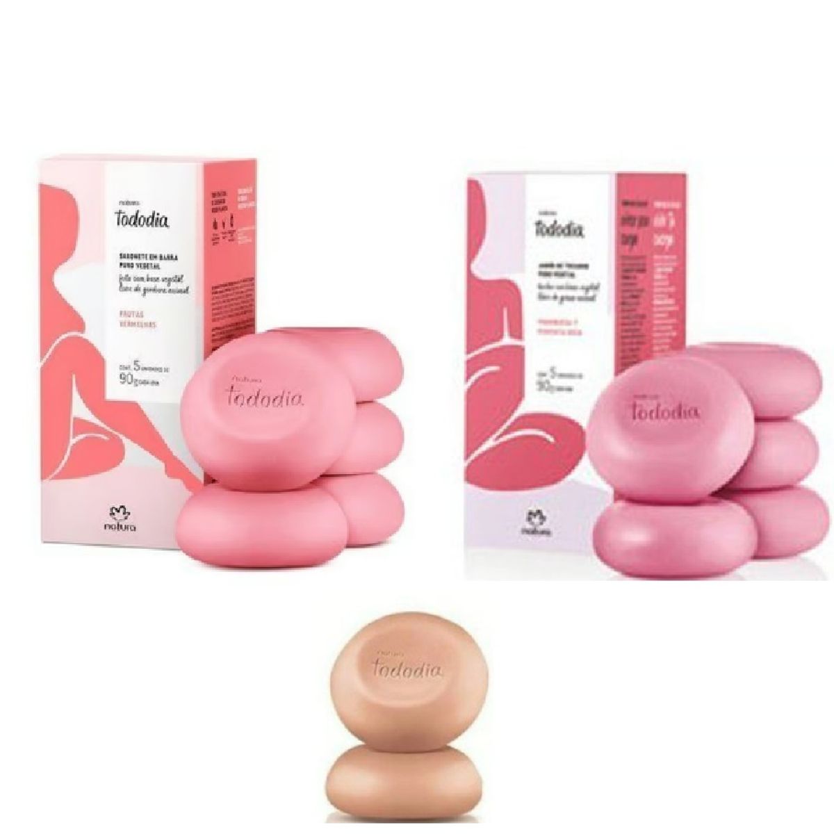 NATURA - 10 jabones tododia 90g y regalo 2 jabones