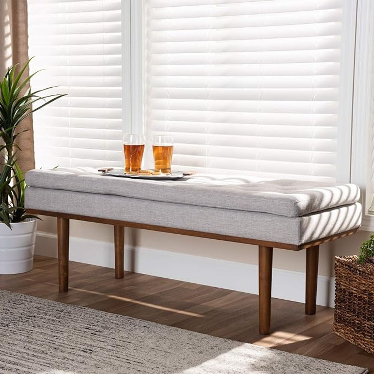 VENTITAS HOME - Banqueta Vintage Francesca Ventitas Home Color Gris