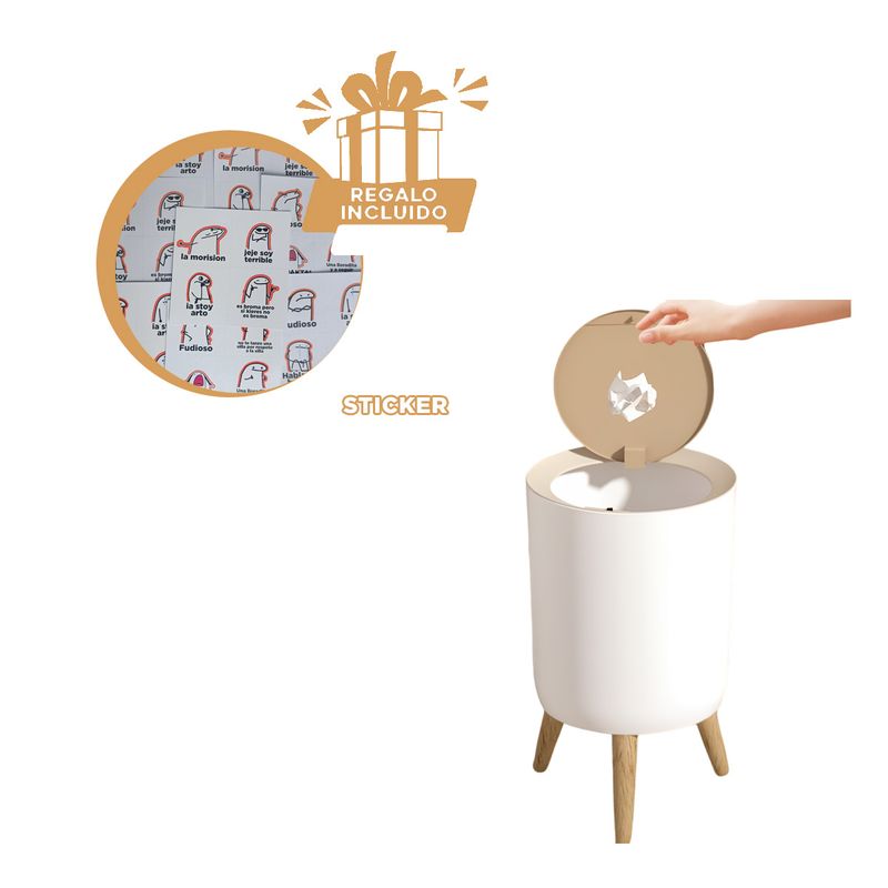 GENERICO - Pack2 Tacho para Limpieza de Espacios Crem Y+Regalo Stickers