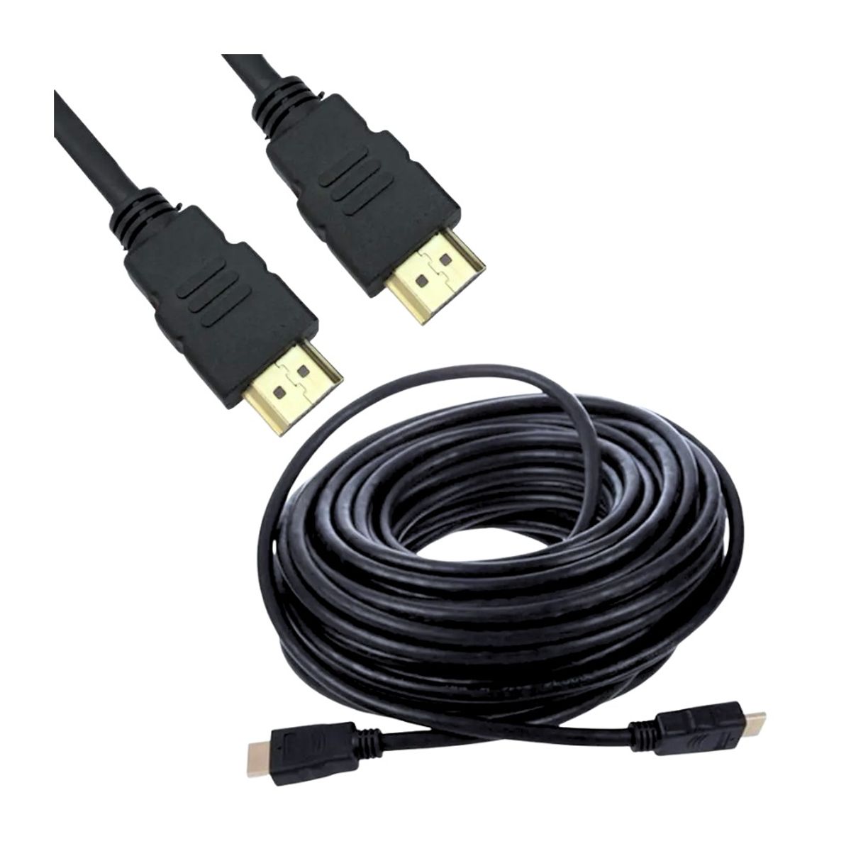 GENERICO - Cable Hdmi Liso 20 Metros Full Hd 1080p