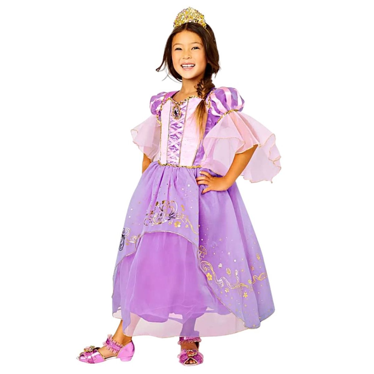 DISNEY CLASICOS - Disfraz Niña Princesa Rapunzel Disney Store