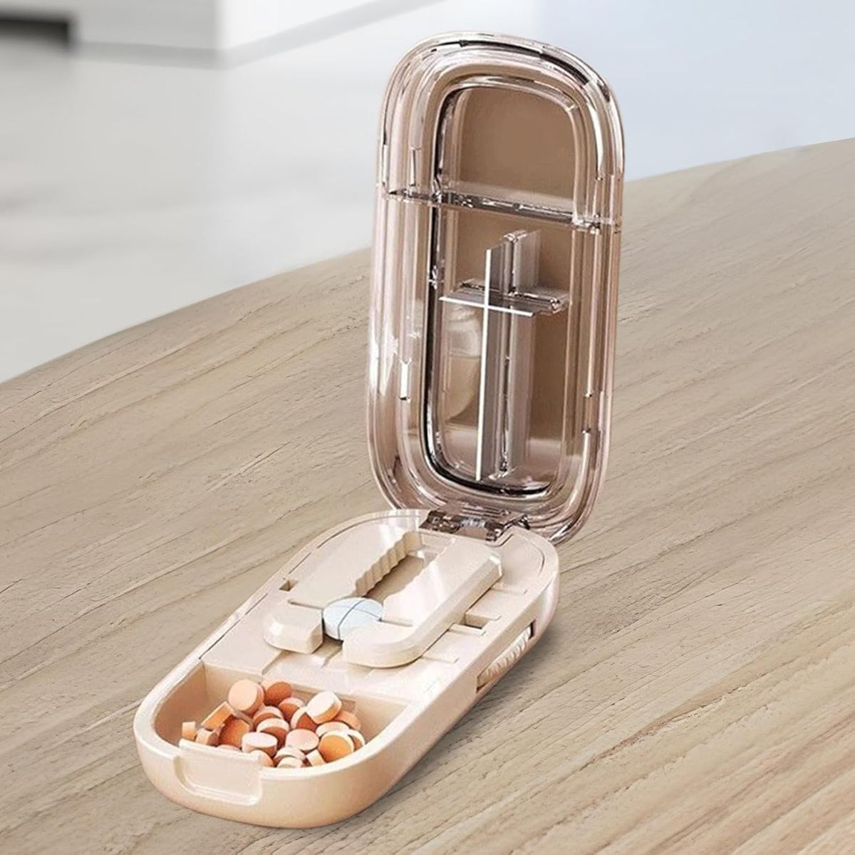 GENERICO - Cortador De Pastillas Multiple De 4 Cortes Portatil Echu