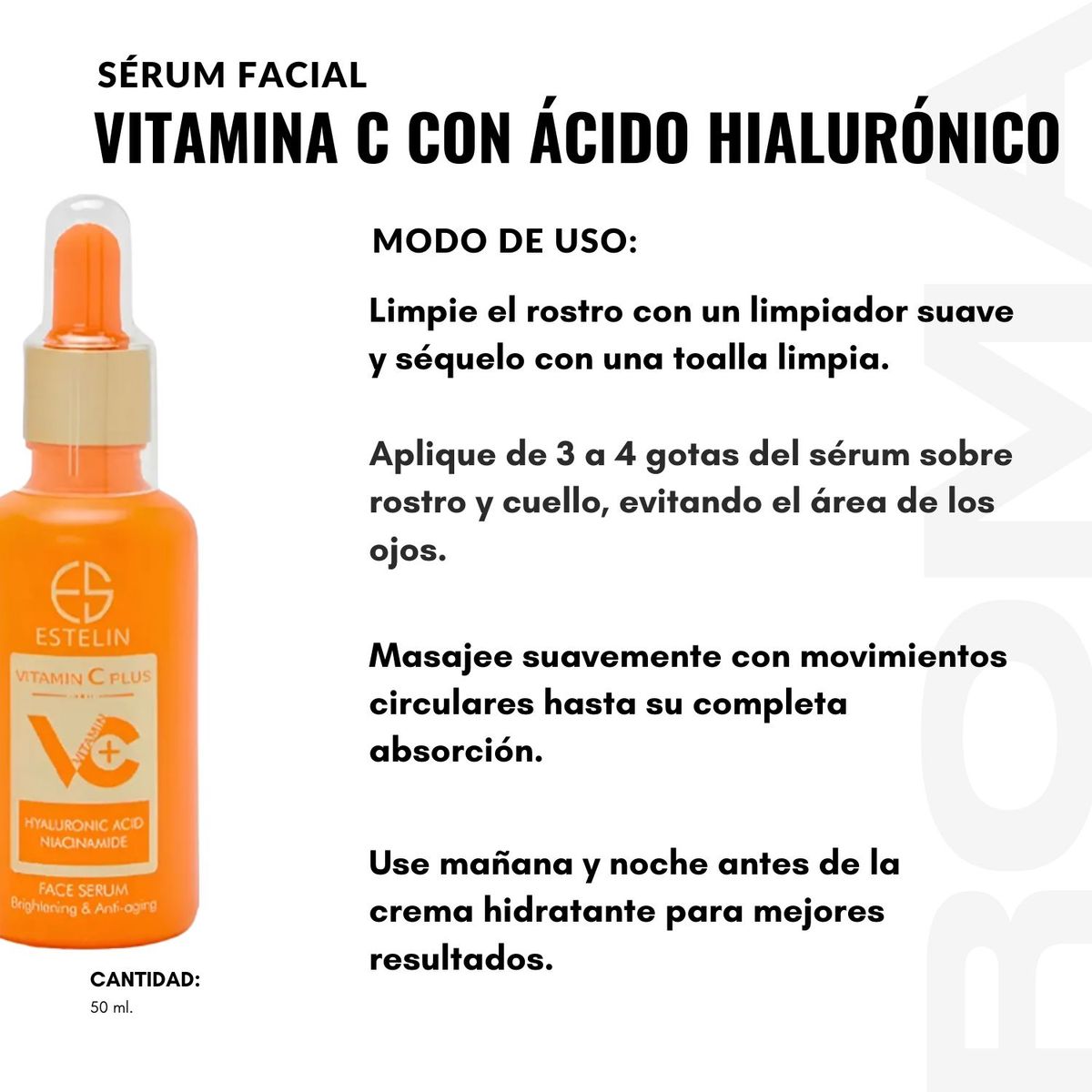 GENERICO - PACK 2 SÉRUM FACIAL ÁCIDO HIALURÓNICO 50ML ESTELIN