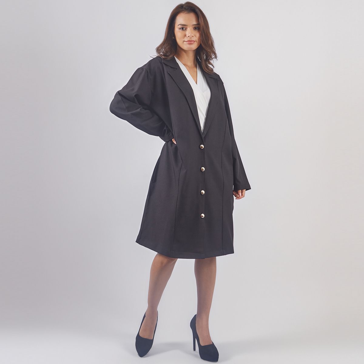 DOLCATTA - Saco Dariela - Black Color - Dolcatta