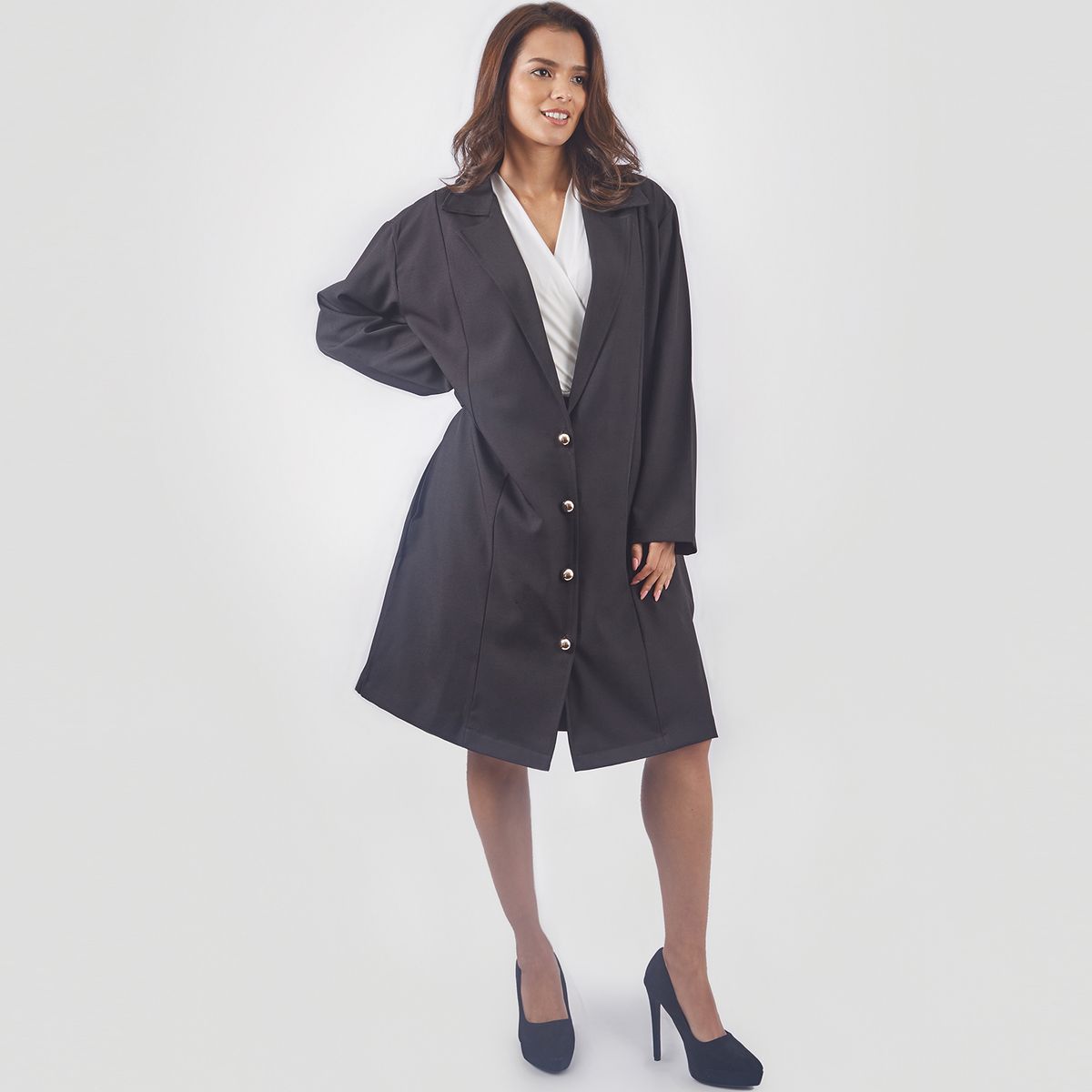 DOLCATTA - Saco Dariela - Black Color - Dolcatta