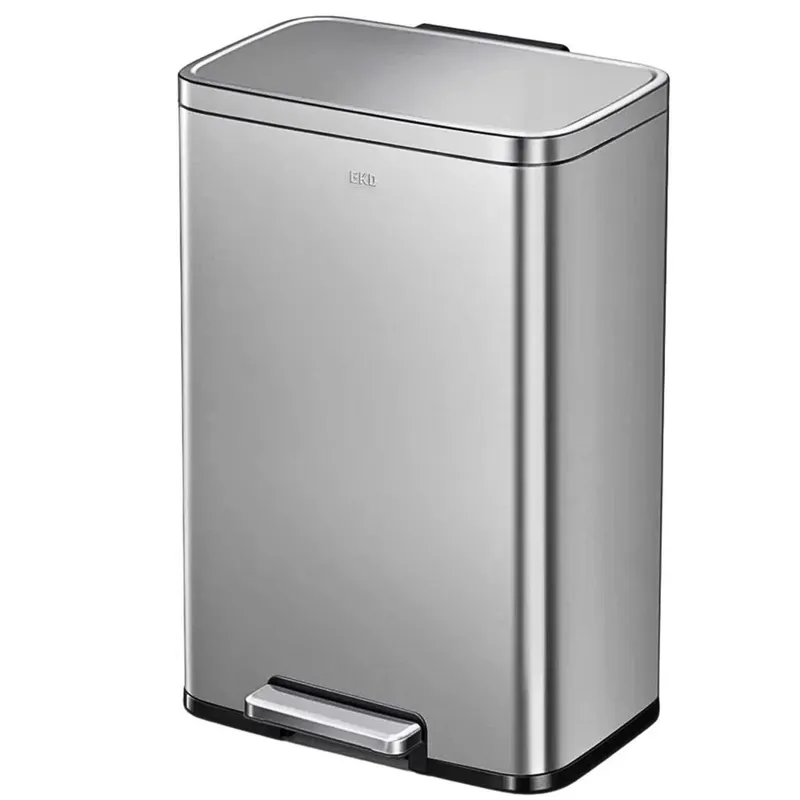 EKO - Papelera con pedal de Acero Inoxidable 30L-Eko