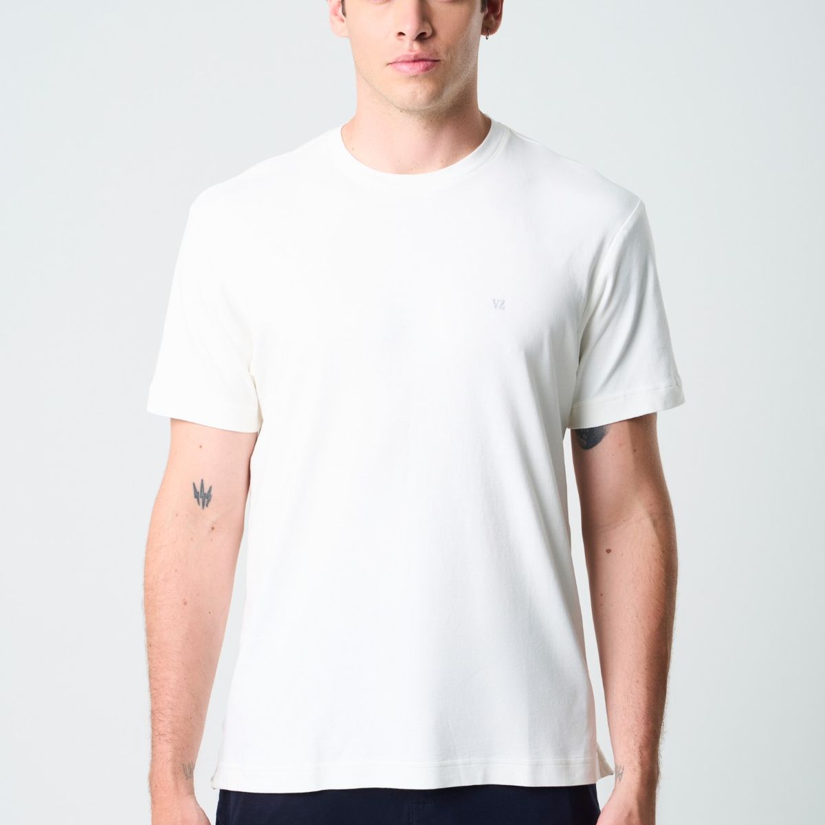 VELEZ - Vélez Camiseta Manga Corta Lerici Hombre Semi Fitted Blanco