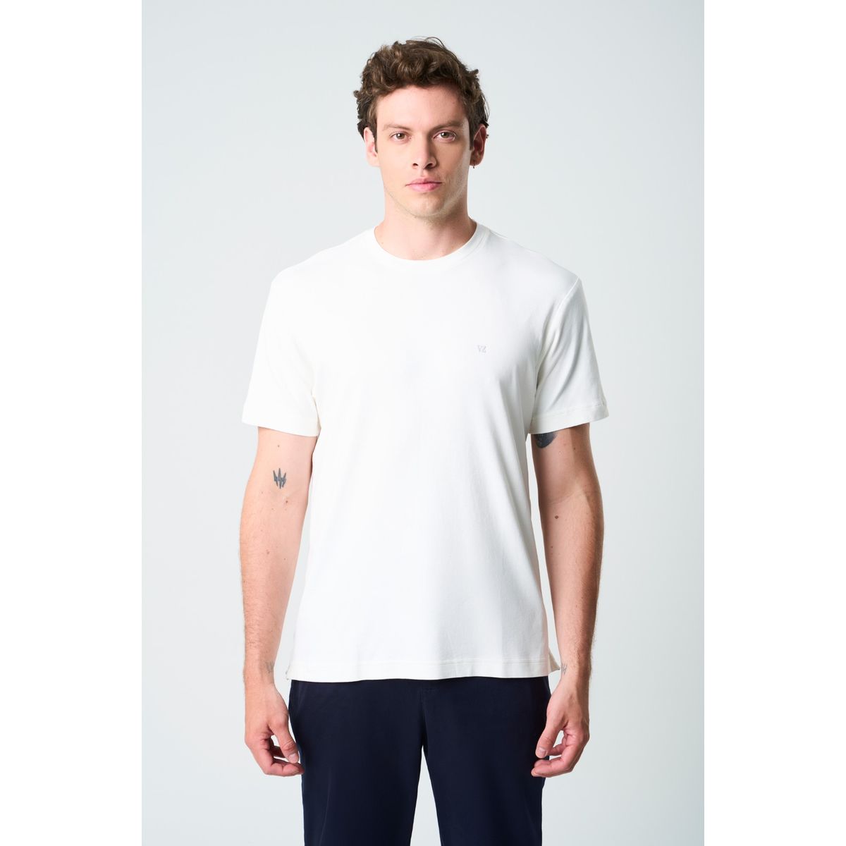 VELEZ - Vélez Camiseta Manga Corta Lerici Hombre Semi Fitted Blanco